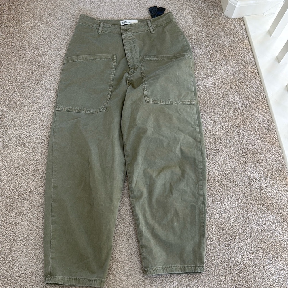 Zara olive green pants